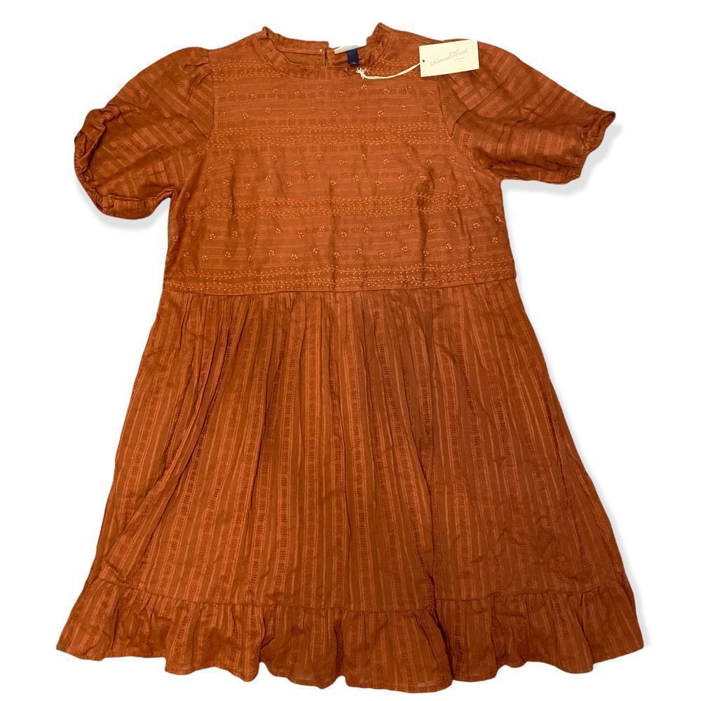 Universal Thread Rust Orange Midi Dress